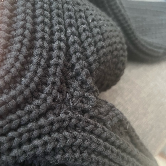 Everlane Black The Texture Cotton Chunky Rib Knit Cardigan Small - Picture 8 of 8